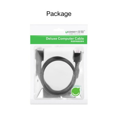 Ugreen UG10141HD107TK 1M màu Đen Cáp tín hiệu HDMI nối dài hỗ trợ 4K x 2K - HÀNG CHÍNH HÃNG