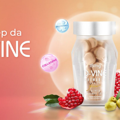 VIÊN NHAI COLLAGEN ĐẸP DA D-VINE (HỘP 60 VIÊN)