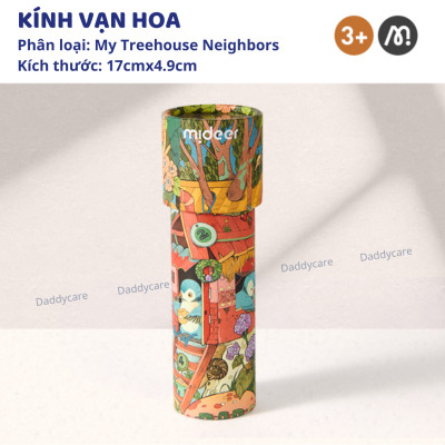 Đồ chơi kính vạn hoa Mideer Colorful Kaleidoscope, Đồ chơi sáng tạo cho bé 3,4,5,6,7 tuổi