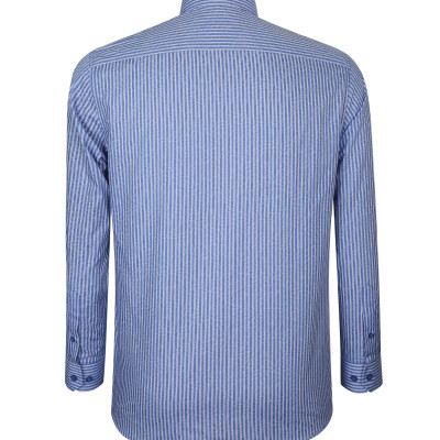 Áo sơ mi nam tay dài form suông Khatoco A1MD538T1-CNSC477-2603-D