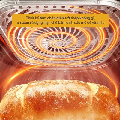 Nồi chiên không dầu Bluestone 5.5 lít AFB-5867 - Hàng chính hãng