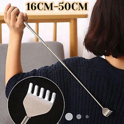 Cây gãi lưng bằng thép không gỉ có thể kéo dài thu gọn bỏ túi mang theo tiện dụng B0192