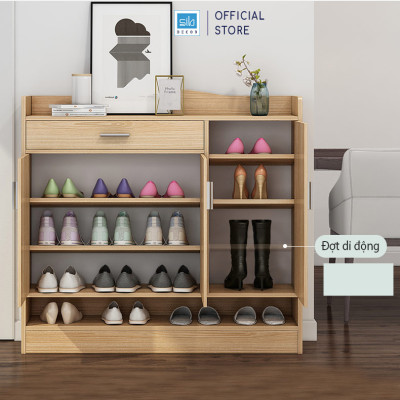 Tủ Giày Gia Đình Hiện Đại Nhiều Ngăn, Tiết Kiệm Diện Tích Thương Hiệu SIB Decor TG06