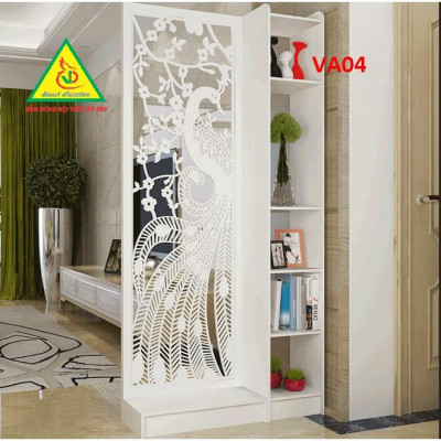 Vách ngăn liền kệ 1 vách 1 kệ VA02 - Nội thất lắp ráp Viendong Adv