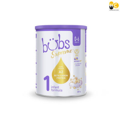 Sản phẩm dinh dưỡng công thức dành cho trẻ từ 0-6 tháng tuổi: Bubs Supreme Infant Formula 1