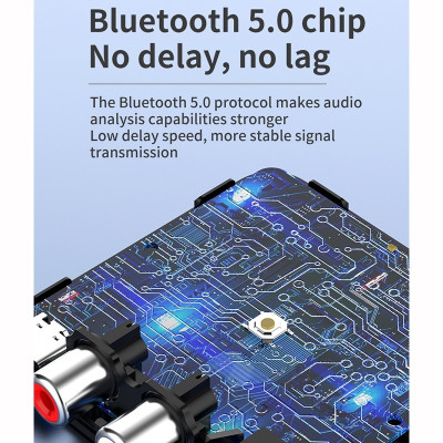 SOAIY Bộ Thu Tín Hiệu Âm Thanh AUX RCA Bluetooth BT-21 - Hàng Nhập Khẩu