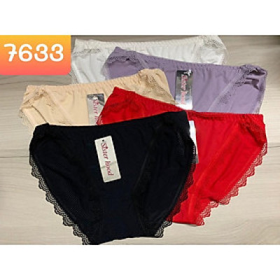 Combo 5 Quần Lót Nữ Thông Hơi Viền Ren 7633 – Mềm Mịn, Thoáng Khí, Đa Màu