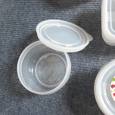 Combo 6 hộp đựng đồ ăn dặm NAKAYA Nhật Bản (3 hộp tròn 180ml + 3 hộp vuông 200ml)