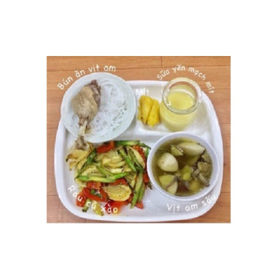 Khay chia 3 ngăn cho bé ăn dặm nội địa Nhật Bản