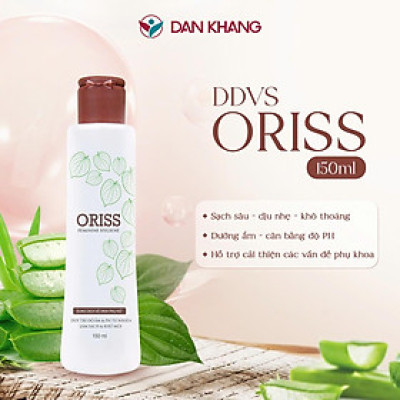 Dung dịch vệ sinh phụ nữ Oriss chiết xuất trầu không kháng khuẩn khử mùi làm sạch dịu nhẹ 150ml