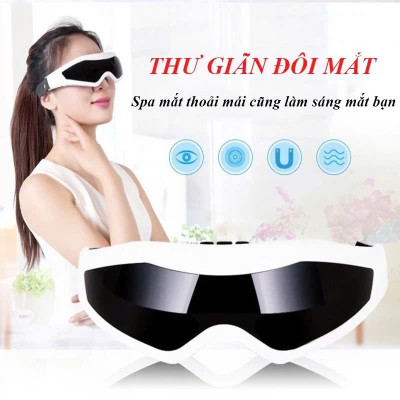 Kính Massage Mắt Cao Cấp Thư Giãn  – 9 Chế Độ Rung, Làm Dịu Mắt, Xóa Bọng Mắt & Quầng Thâm
