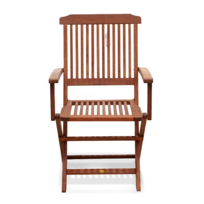 Ghế  Xếp Pongkar Có Tay IBIE NC2003 (53 x 55 x 88 cm) - Nâu