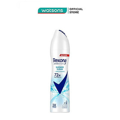 Xịt Khử Mùi Rexona Shower Clean Dry & Fresh Confidence Dành Cho Nữ 135ml