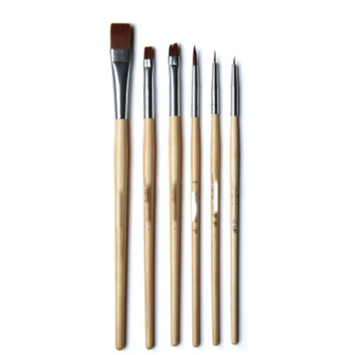 Bộ 6 cọ trang điểm vẽ, sơn móng tay nghệ thuật IMAGIC- Hàng Chính Hãng