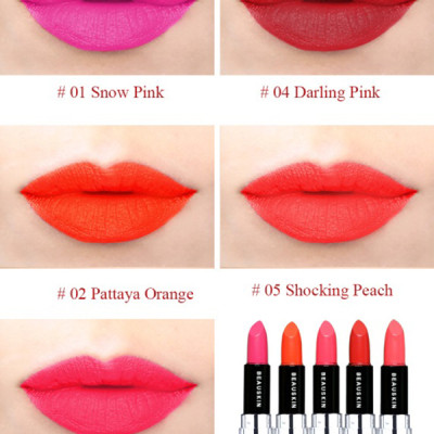 Son thỏi Beauskin Darling Matte Hàn Quốc 3.5g + Móc khóa