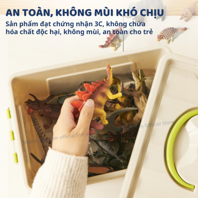 Mô hình khủng long mini cao su mềm Mideer Dinosaur Toys Set  jurassic world  T-rex