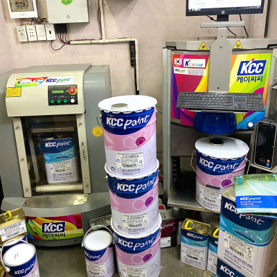 Sơn Alkyd KCC LT313 Base C màu xanh 4440 _18L