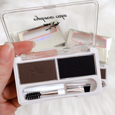 Bột kẻ mày 2 ngăn Mira Hàn Quốc  tặng kèm móc khoá 