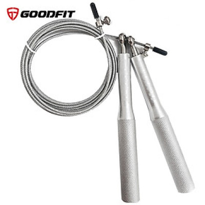 Dây nhảy lõi thép, dây nhảy thể dục, thể lực GoodFit chiều dài 3m, trục xoay 360 độ Goodfit GF901JR