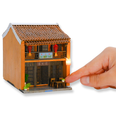 Mô Hình Tự lắp ráp DIY Hội An-HA164-06 CAO LẦU LA THIÊN THÁI