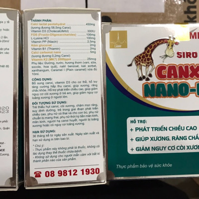 Lisse ￼Siro canxi gold Fukid -Hộp 20 ống- Bổ Sung Canxi , Giúp Bé Ăn Ngon , Phát Triền Chiều Cao Tối Ưu
