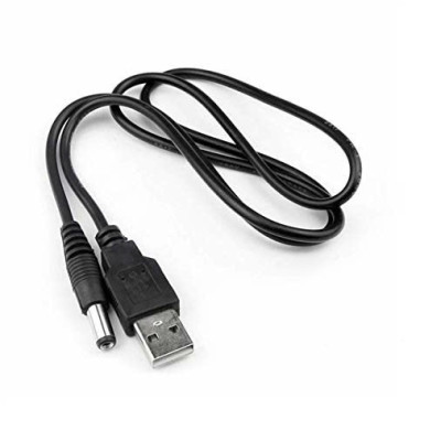 Dây Cáp Chuyển USB 5V to DC Jack 3.5*1.35mm Cho Quạt Sạc, Đèn Sạc, Đèn LED, Đài - Hàng Chính Hãng 