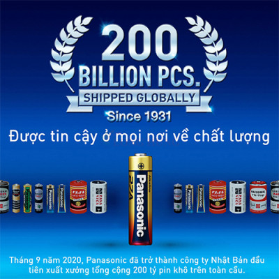 Hộp Pin kiềm Panasonic Alkaline 27A 12V LRV27A/1BPA (5 viên) - Hàng chính hãng