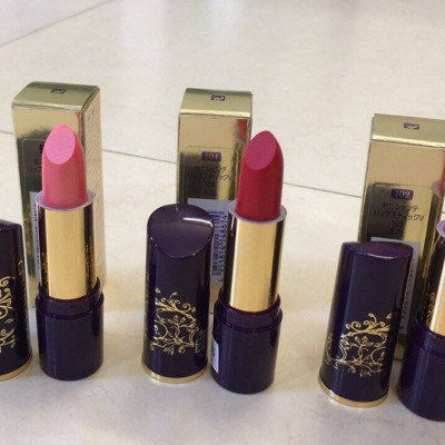 Son thỏi mịn môi lâu phai Naris Ceniciente Lipstick Nhật Bản 3g (#102: Hồng đào) + Móc khóa