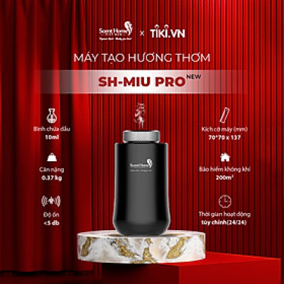 Máy khuếch tán tinh dầu cho xe hơi Scent Homes (SH-MIU PRO)