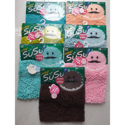 THẢM CHÙI CHÂN NHÀ TẮM CAO CẤP SUSU- SAN HÔ SỢI MICROFIBER SIÊU THẤM HÚT-CONDOR-SIZE LỚN 50X80CM