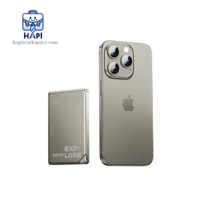 Sạc dự phòng từ tính hàng chính hãng WiWU Explore 5.000/10.000mAh, siêu mỏng, sạc không dây 15W, LED độc lạ