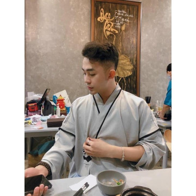 ĐỒ LAM ĐI CHÙA  Set Nam Cao Cấp SS1