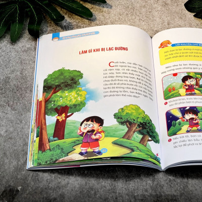 Combo kỹ năng cho bé-Trọn Bộ Kỹ Năng Sống Giúp Trẻ Phát Triển - Rèn Luyện Kỹ Năng Cho Trẻ (Bìa Mềm Hình Ảnh Sinh Động ) VT