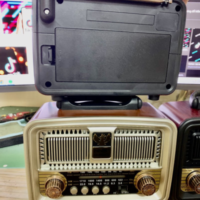 Đài Radio NNS-8091BT có bluetooth FM-AM/FM/SW Jaban-cổ điển sang trọng-Hàng Chính Hãng