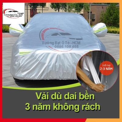 Bạt Phủ Ô Tô Vải Dù Oxford, Tráng Nhôm Cao Cấp, Áo Trùm Bảo Vệ Xe KIA CARNIVAL