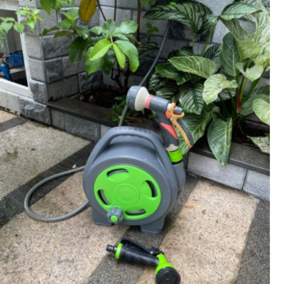 Bộ cuộn ống tưới 12m kèm vòi tưới 6 chế độ