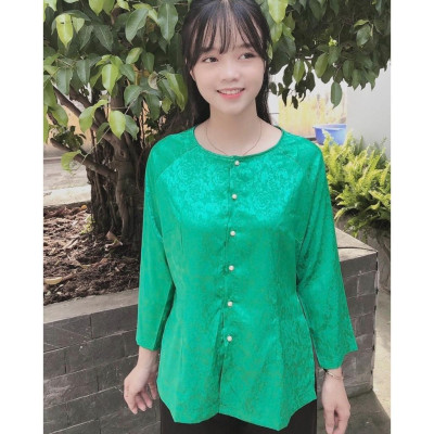 ĐỒ LAM ĐI CHÙA  PHÁP PHỤC PHẬT GIÁO BÀ BA GẤM