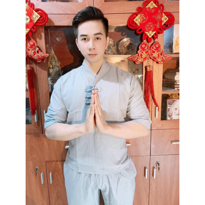 ĐỒ LAM ĐI CHÙA SET ĐỒ LAM ĐI CHÙA CAO CẤP SS2