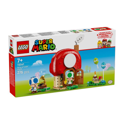 LEGO SUPER MARIO 72041 Đồ Chơi Lắp Ráp Bữa Tiệc Tại Nhà Của Toad (276 Chi Tiết)