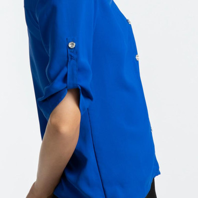 Áo Kiểu Công Sở Thời trang thiết kế Hity TOP101 (Xanh Midnight)