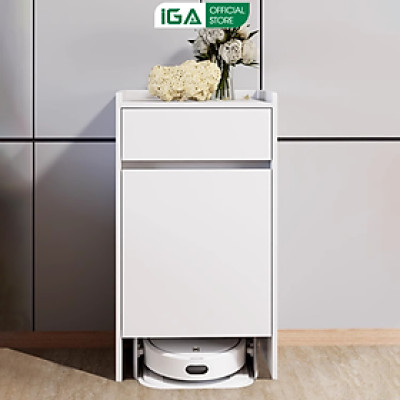 Tủ gỗ đa năng để robot hút bụi chất liệu gỗ MDF thương hiệu IGA - GP389