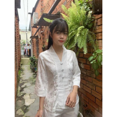 Thời trang đi chùa pháp phục phật tử Bà Lai Gấm