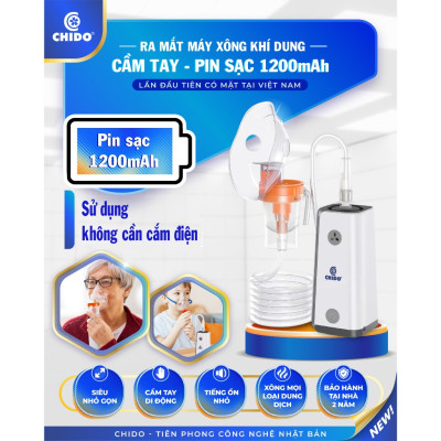 Máy xông mũi họng CHIDO công nghệ Nhật Bản