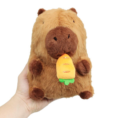 Thú Bông Capybara Cà Rốt 22 cm - Nuan Nuan CHLBST22-22CM