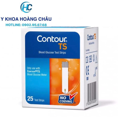 Que Thử Đường Huyết Contour TS (Hộp 25 - 50 que)- date xa