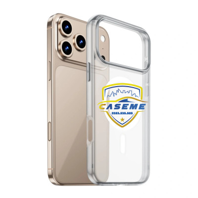 Ốp lưng WI WU Invisible Ultra YXK-208 cho iPhone Air, iPhone 17, iPhone 17 Pro, iPhone 17 Pro Max – Trong suốt, chống sốc, hỗ trợ sạc từ tính - Hàng Chính Hãng