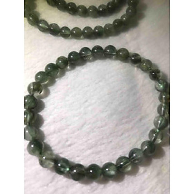 VÒNG THẠCH ANH TÓC XANH SIZE NHỎ 6LY NỮ MỆNH MỘC HỎA