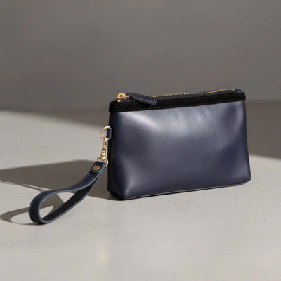 Ví Cấm Tay Da Bò Ý, Ví Cầm Tay Đa Năng Clutch thời trang thiết kế Hity ACC001