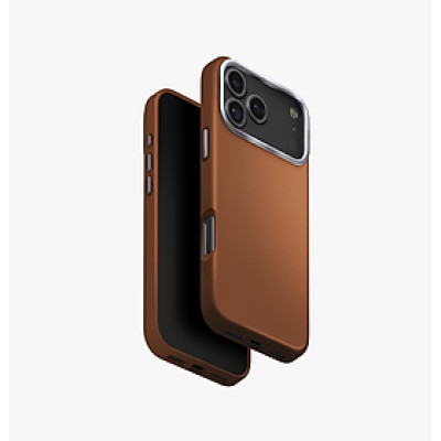 [Iphone 17] Ốp Lưng Da Siêu Mỏng Sạc Từ Tính cho Iphone 17 Pro/ 17 Pro max UNIQ LYDEN, Da Thuần Chay_ Hàng chính hãng