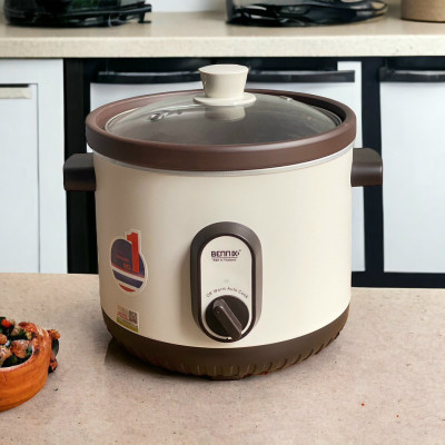 Nồi Nấu Chậm Đa Năng, Nồi Tiềm Hầm Chưng Yến Kho Thịt Cá Hầm Xương Nấu Chè Bennix 3L BN-68KC- Hàng Chính Hãng